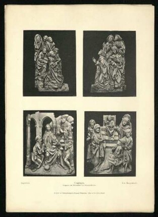 Creglingen: Gruppen vom Marienaltar der Herrgottskirche. Ansicht.