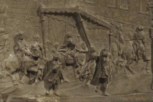Doppelsarkophag von Maria Theresia und Franz I. — Der Krönungszug Franz Stephans in Frankfurt 1745