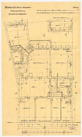 Wohnhaus Arons, Berlin: Grundriss 1.OG 1:50