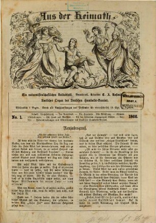 Aus der Heimath : ein naturwissenschaftliches Volksblatt, 1866