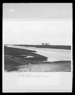 Landschaftsansicht mit Elbe