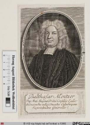 Bildnis Balthasar IV Mentzer