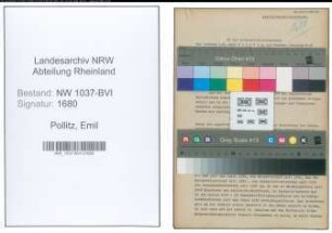 Entnazifizierung Emil Pollitz , geb. 00.00.0000 (Lehrer)