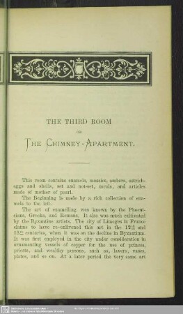 The third room or The Chimney-Apartment