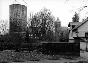 Stadtmauer; Witzenhausen, Stadtmauer, Wickfeldtstraße 13, Wickfeldtstraße, Steinstraße 26, Steinstraße 24, Steinstraße 22, Steinstraße 21, Steinstraße 20, Steinstraße 19, Steinstraße 18, Oberburgstraße, In der Stadt, Hinter der Burgstraße, Eulenturm, Diebesturm, Burgstraße (Witzenhausen) 18, Am Parkweg, Am Brauhaus 7, Am Brauhaus 5