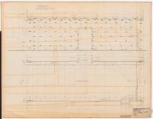 Reichsluftfahrtministerium, Berlin: Durchfahrt L1: Schnitt, Grundriss 1:10