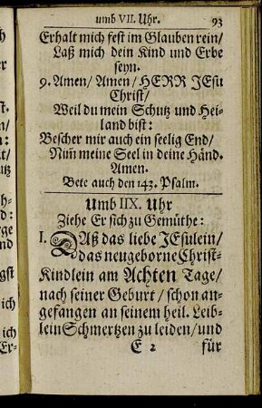Umb IIX. Uhr. - Umb X. Uhr.