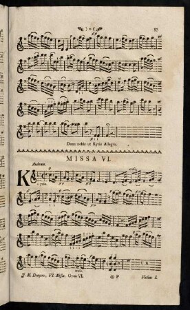 57-66, Missa VI.