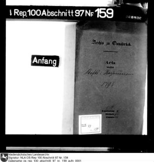 Stiftsrechnungen