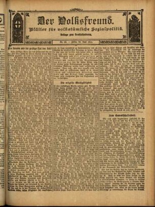 Ausgabe vom Sonntag, den 23. Juni 1912.
