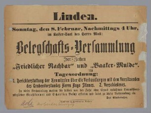 "Belegschafts-Versammlung"