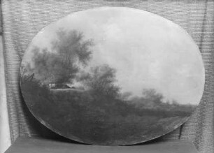 Landschaft mit Kühen unter Bäumen
