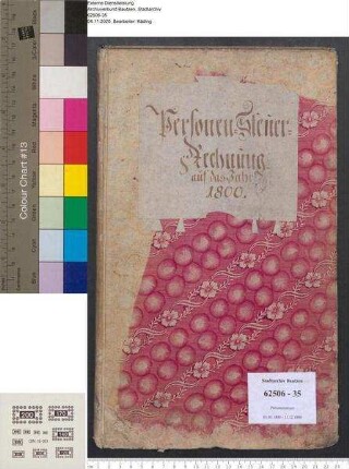 Rechnungsbuch Personensteuer Bautzen