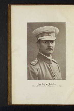 Graf Zech auf Neuhofen 1904 bis 1910 Kaiserlicher Gouverneur von Togo