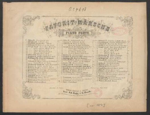 Geschwind-Marsch : Motto "Vorwärts" : Preis-Marsch No. 3.