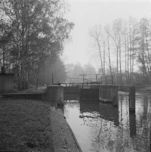 Schleuse an der Spree (nahe Dubkow-Mühle)