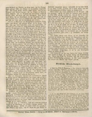 268 Kirchliche Mittheilungen