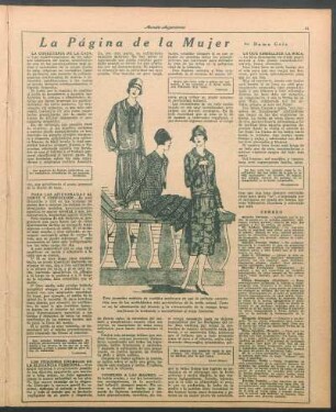 La página de la mujer