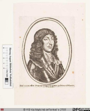 Bildnis Ruprecht (Rupert), Pfalzgraf bei Rhein (gen. "der Kavalier")