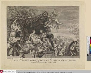 Mars et Venus accompagnez des Graces et des Amours [Mars und Venus von Grazien und Amoretten umgeben]