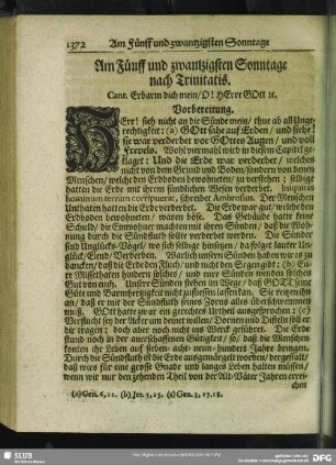 Am Fünff und zwantzigsten Sonntage nach Trinitatis