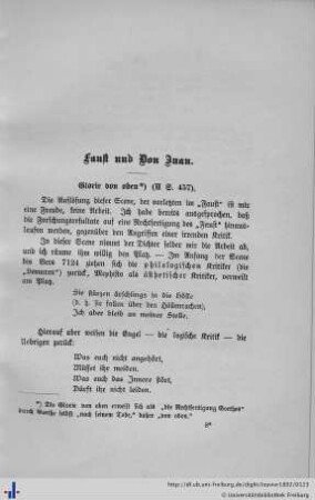 „Faust und Don Juan“. Glorie von oben.