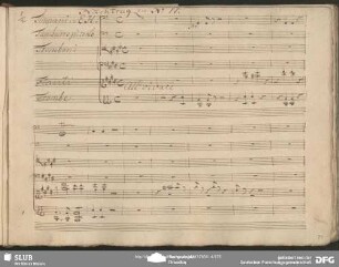 Aria mit Chor (timp, tamb, trb, fl, tr)