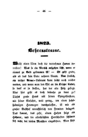 1823. Behrenstrasse