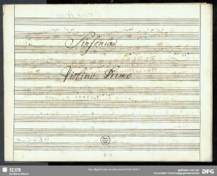 Symphonies - Mus.2-N-9,11 : orch - A