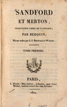 Sandford Et Merton, 1
