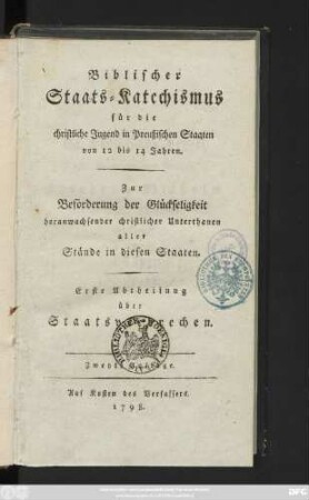 Abt. 1: Über Staatsverbrechen