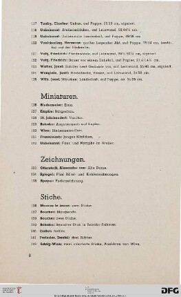 Zeichnungen (Nr. 133-135)