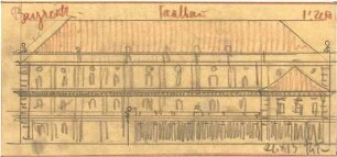 Fischer, Theodor; Bayreuth (Bayern); Rathaus (Umbau Infanteriekaserne) und Saalbau - Ansicht