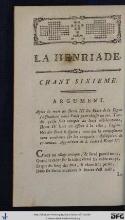 Chant Sixieme.
