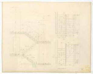 Bundesgartenschau, Karlsruhe 1967 Siedlung Im Eichbäumle: Typ C. Treppe: Details 1:10