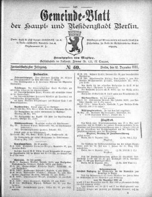1911,50: No. 50, 10. Dezember 1911