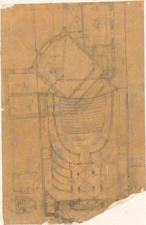Hildebrand, Adolf von; Stuttgart; Theaterbau - Grundriss