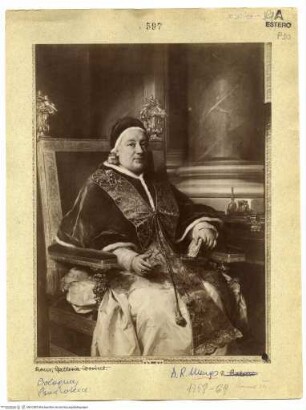 Papst Clemens XIII. Rezzonico