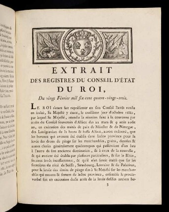 19-22, Extrait Des Registres Du Conseil D´Etat Du ...