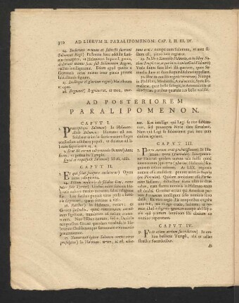 Ad Posteriorem Paralipomenon