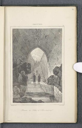 Palestine. Piscine de Siloë à Jérusalem.