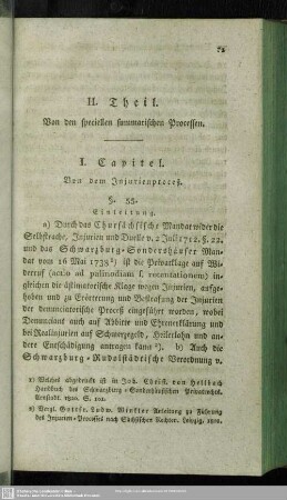 II. Theil. Von den speciellen summarischen Processen