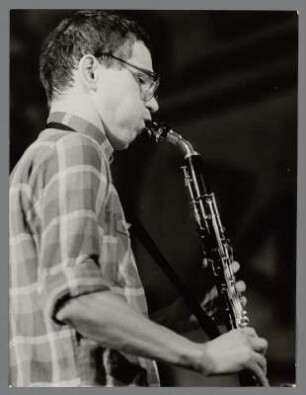 Istvan Grencso : Portrait des Saxophonisten Istvan Grencso in der Kongresshalle bei den 9. Leipziger Jazztagen 1984