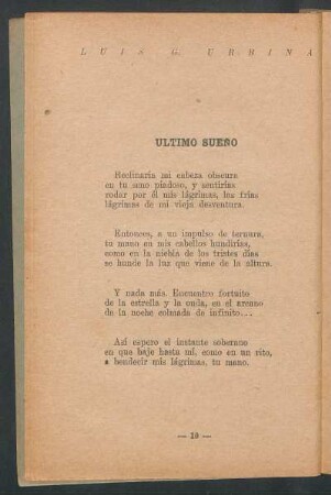 Último sueño