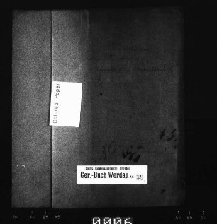 Hypothekenbuch von Chursdorf (bei Werdau) und Oberalbertsdorf