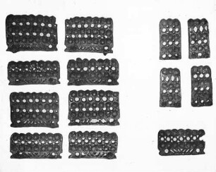 Zierplatten vom Pferdegeschirr