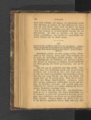 XV. Verhütung und vernünftige Behandlung der Krankheiten