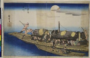 Der Yodo-Fluss, aus der Serie: Berühmte Orte von Kyōto