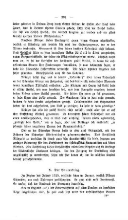 X. Der Bauernkrieg