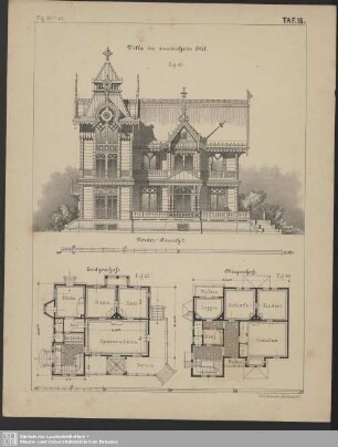 Villa in russischem Stil